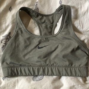 Nike Dri Fit Grey Sports Bra